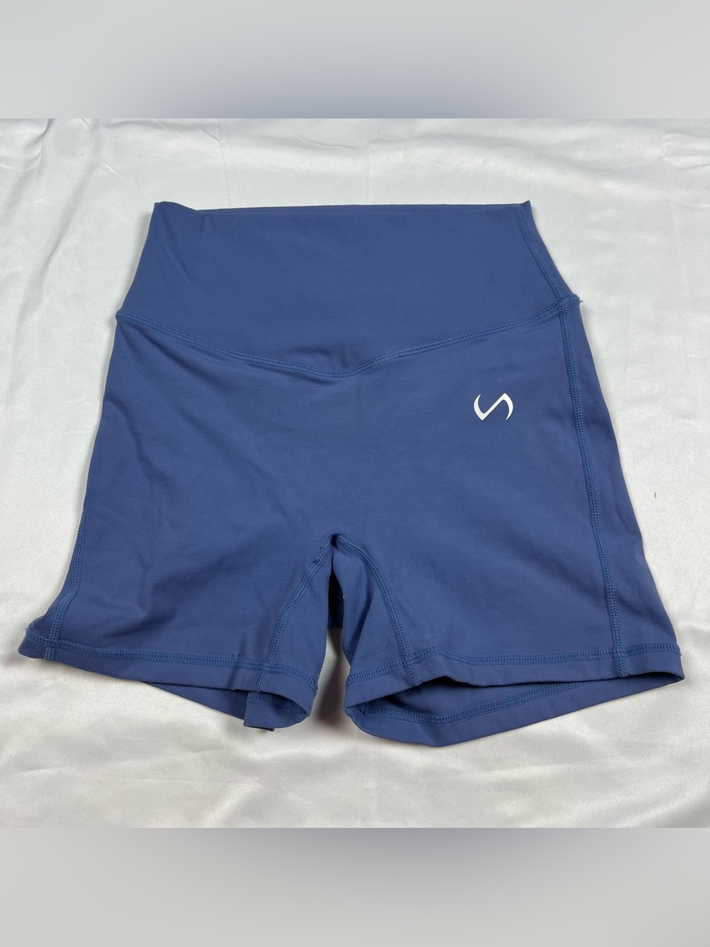 TLF Take Life Further  Workout Athletic Shorts Size‎ S Blue